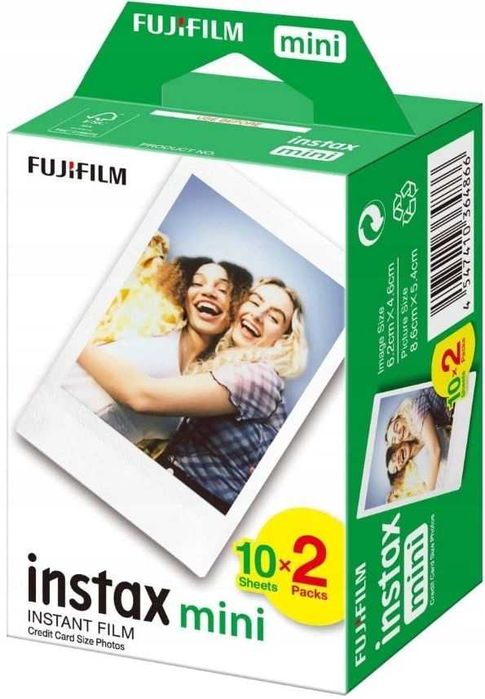 Wkłady do aparatu FUJIFILM Instax Mini Glossy 20 arkuszy NOWE