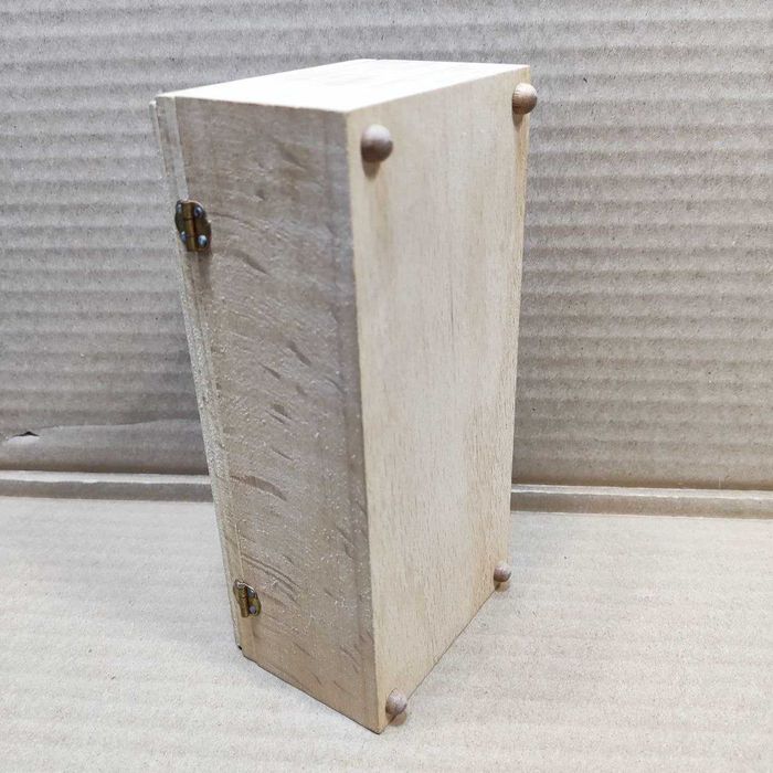 Шкатулка Бук, цельній массив, ручная работа без лака 180х85х70, 270 г