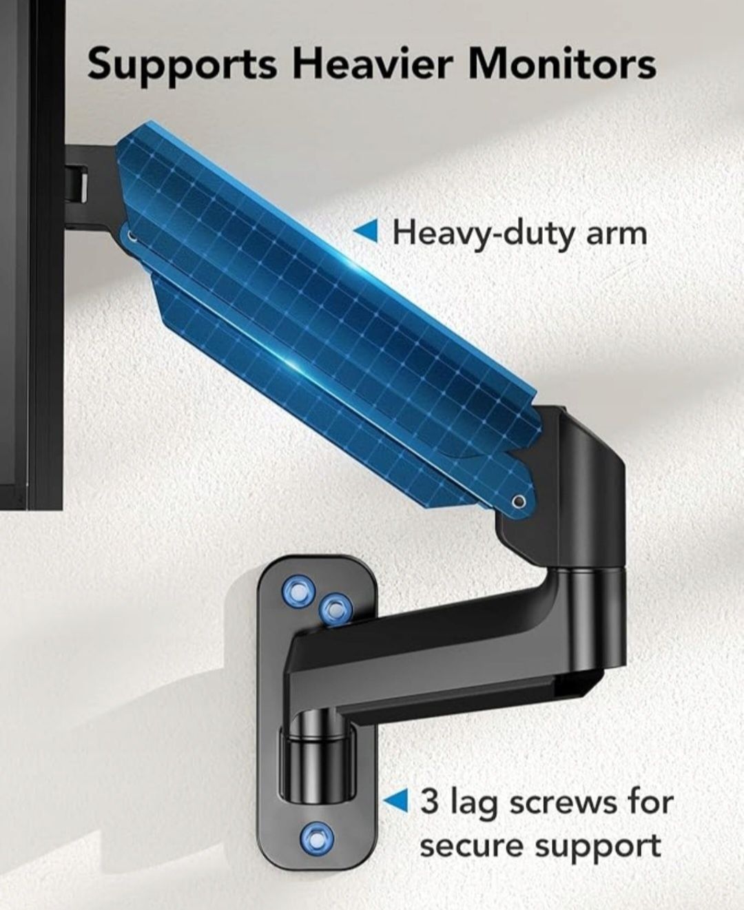 HUANUO HNWSS4 Uchwyt Ścienny do Monitora  24"-35" 3-12Kg