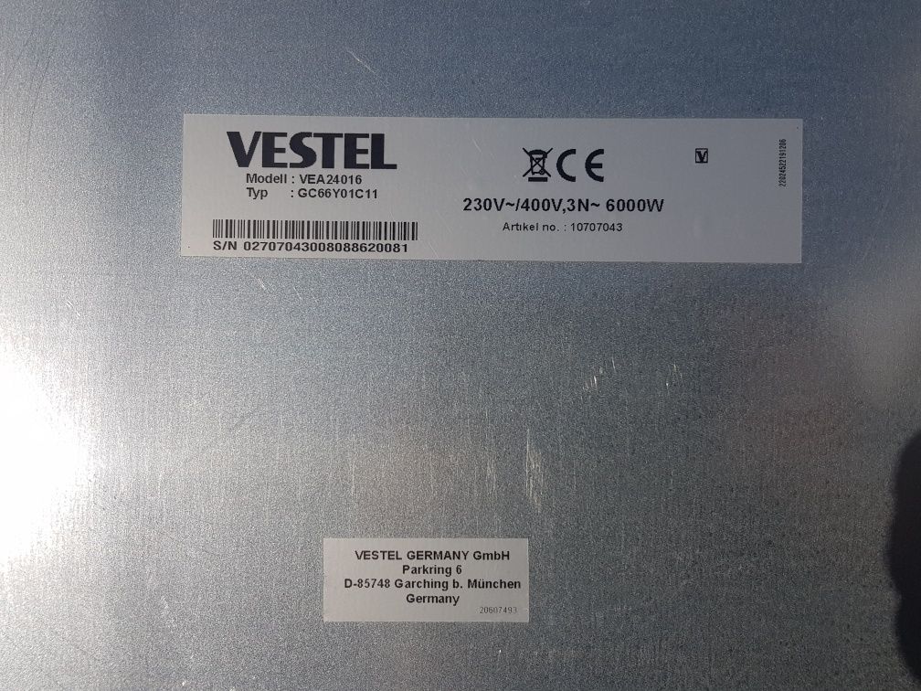 Płyta grzewcza kuchenna ceramiczna vestel