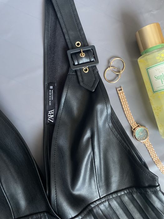 Сарафан  з еко шкіри