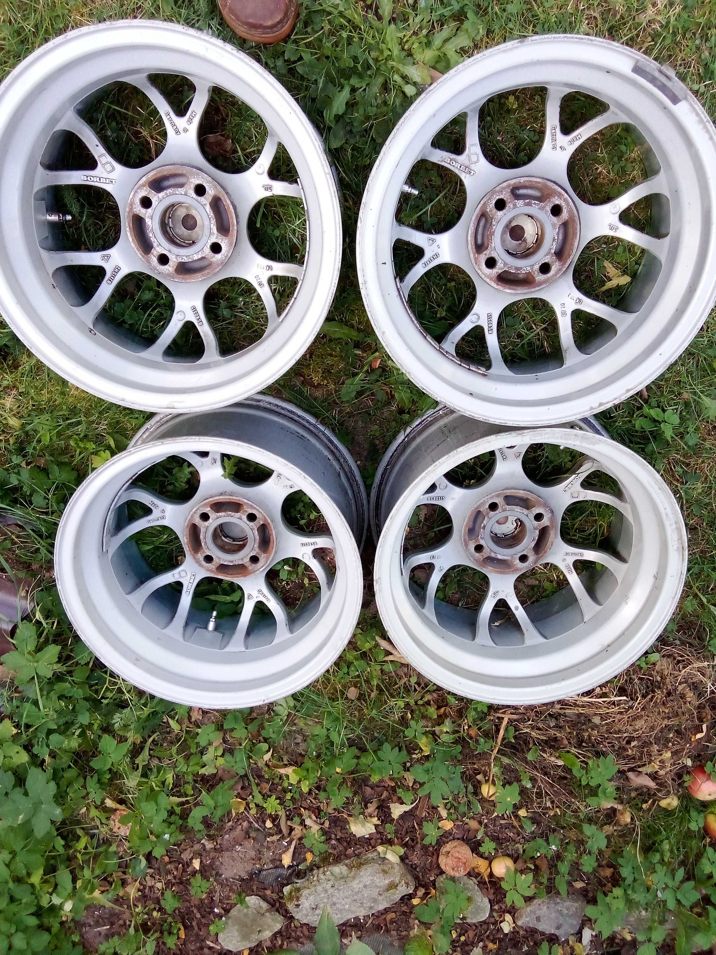 felgi alufelgi aluminiowe borbet 15 4x100 8j rant szeroki wysyłka
