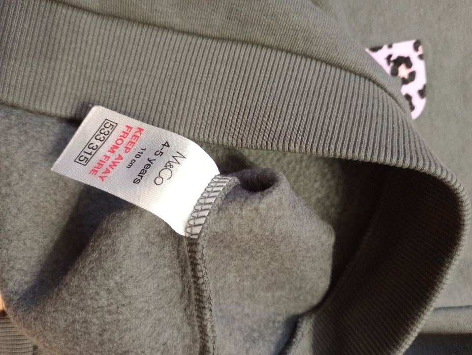 Bluza 110 M&Co jak nowa dla dziewczynki