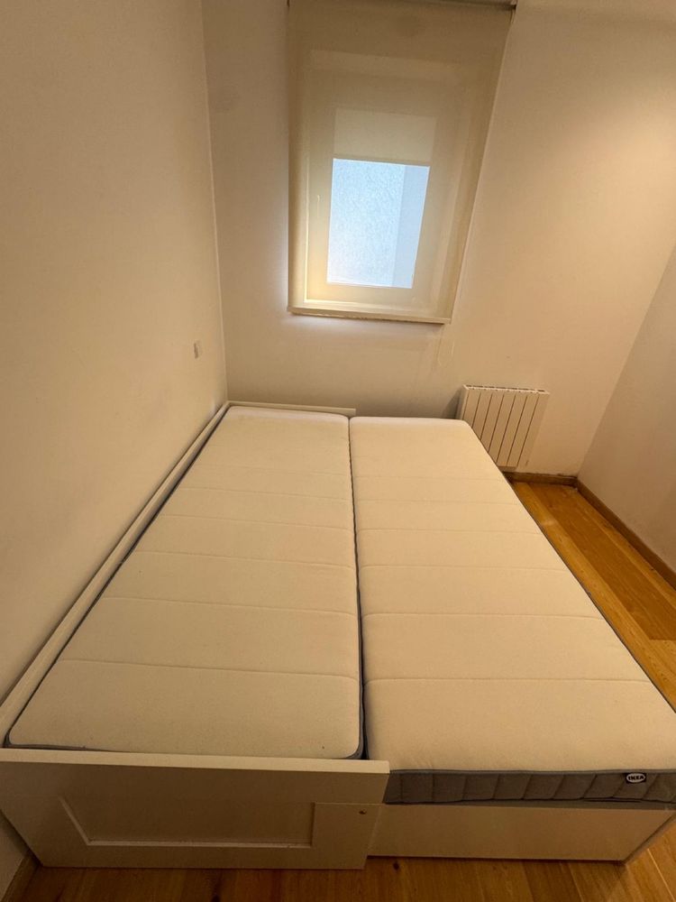 Cama individual e dupla c/2 gav e 2 colchoes incl 80/200 cm