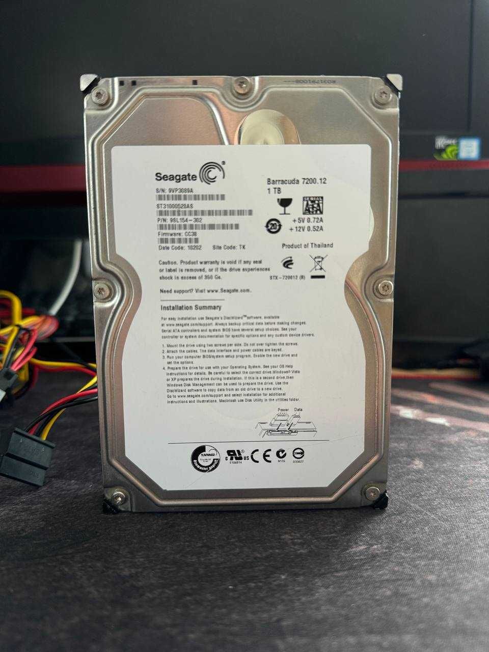 ЖОРСТКИЙ диск seagate 1TB