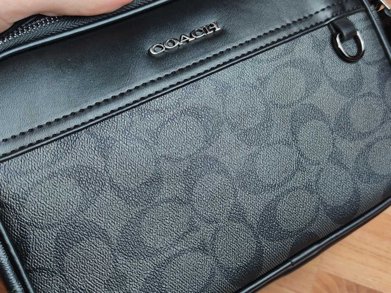COACH - крос-боді сумка. Унісекс - Сіра