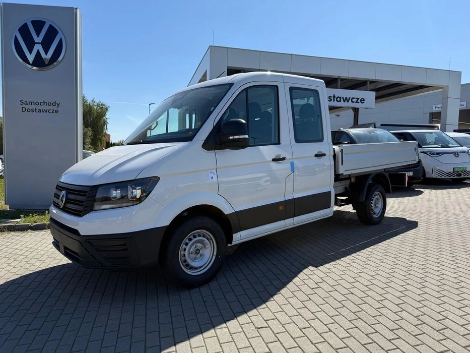 Volkswagen Crafter  3640 mm skrzyniowy 4motion, podwójna kabina DOKA, leasing 103,8%