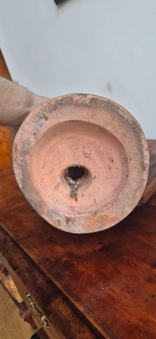 DUŻY ceramiczny wazon amfora ręcznie malowany Portugalia Berardos