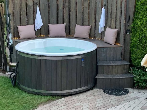 balia ogrodowa beczka kąpielowa gorąca hot tub jacuzzi sauna RATY