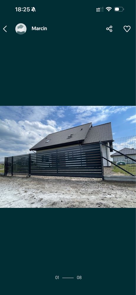 Czujak Producent -  Brama Przesuwna wjazdowa Solidna
