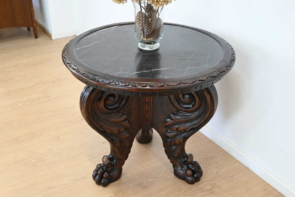 stolik marmur lwie łapy 091105