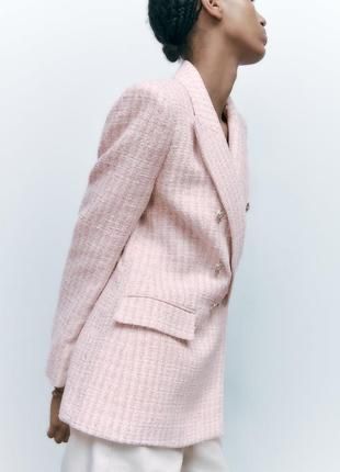 Піджак твідовий Zara Зара
