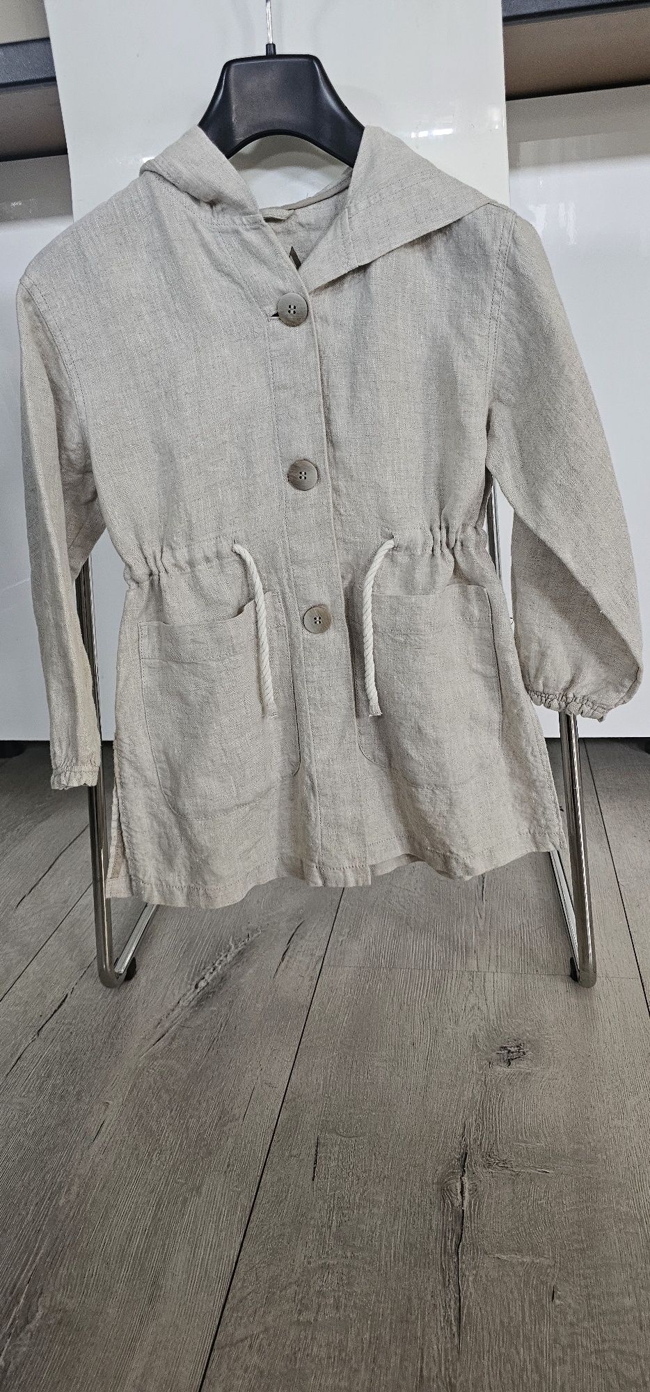 Zara nowy płaszczyk 116 len