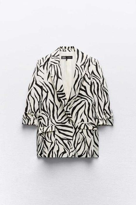 Blazer estampado da Zara