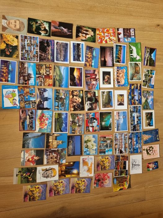 Pocztówki z kraju z zagranicy, kartki urodzinowe, z wakacji puste