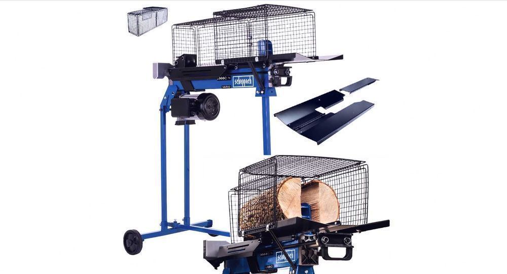 Rębak Łuparka do Drewna Hydrauliczna 2200W Zestaw Stojak 7 Ton