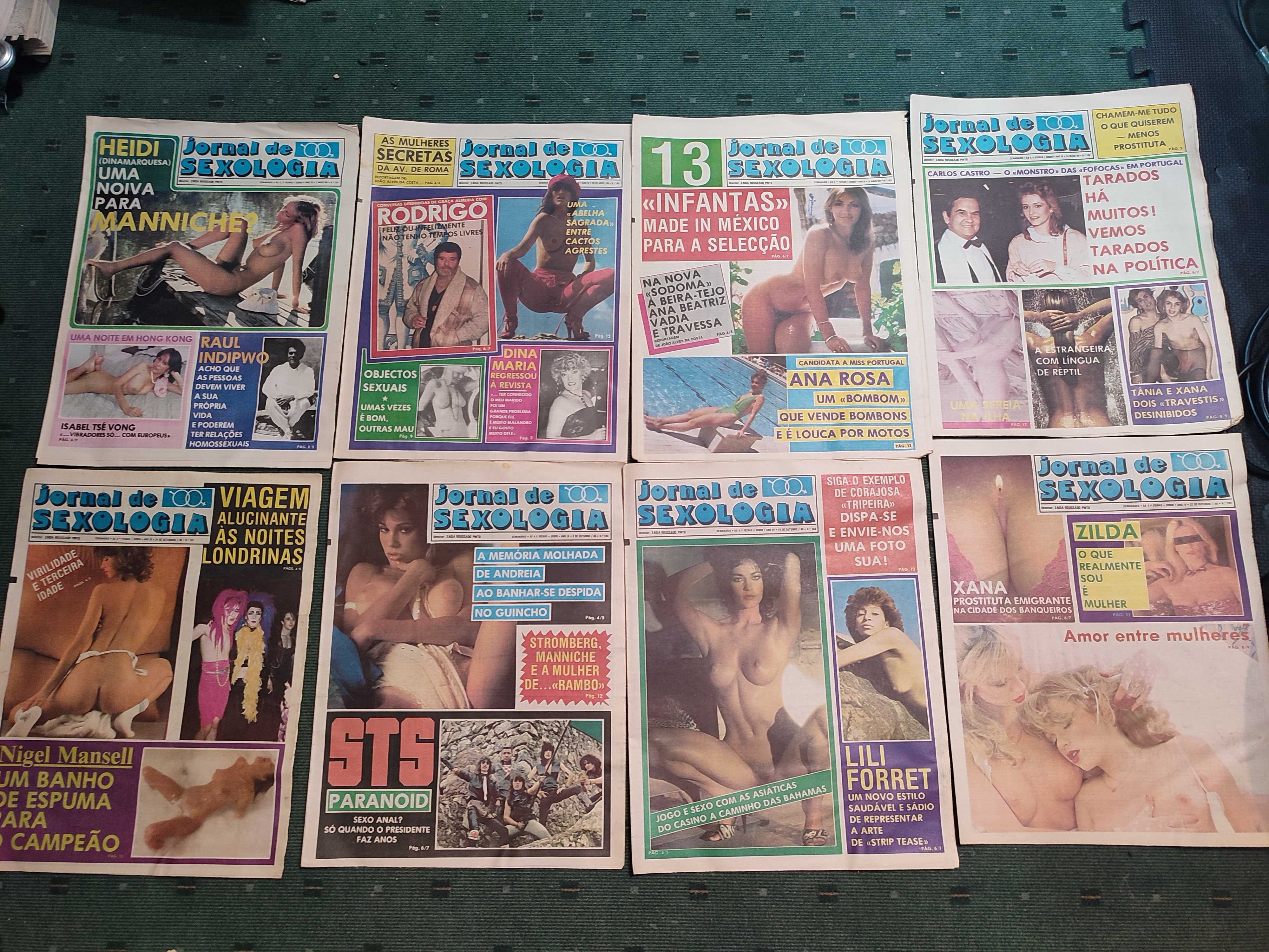 Lote 40 Jornais Jornal da Sexologia - Anos 80