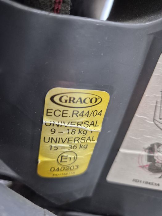 Fotel fotelik samochodowy dla dziecka 9-36kg GRACO