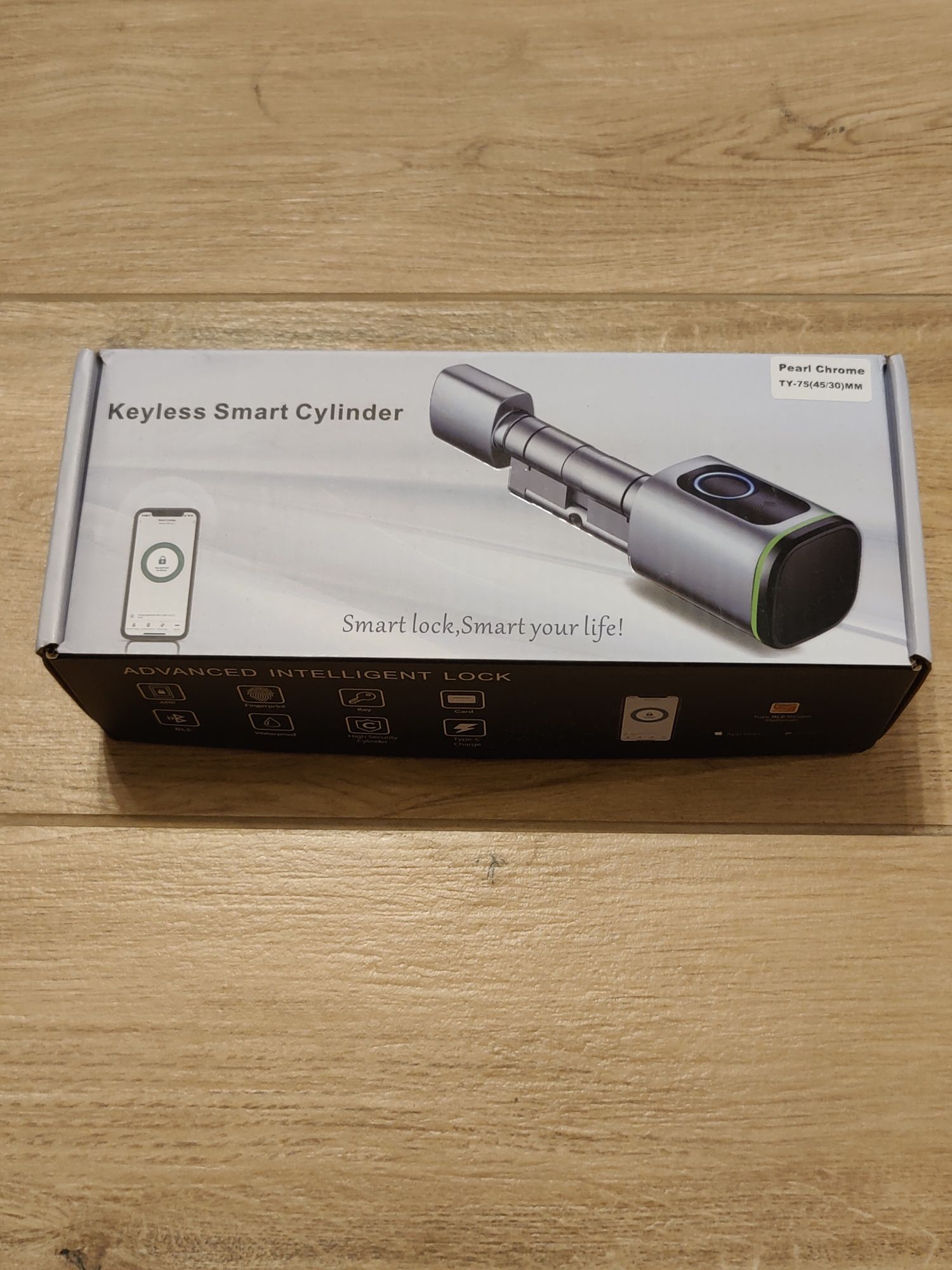 Inteligentna klamka/zamek RFID odcisk palca
