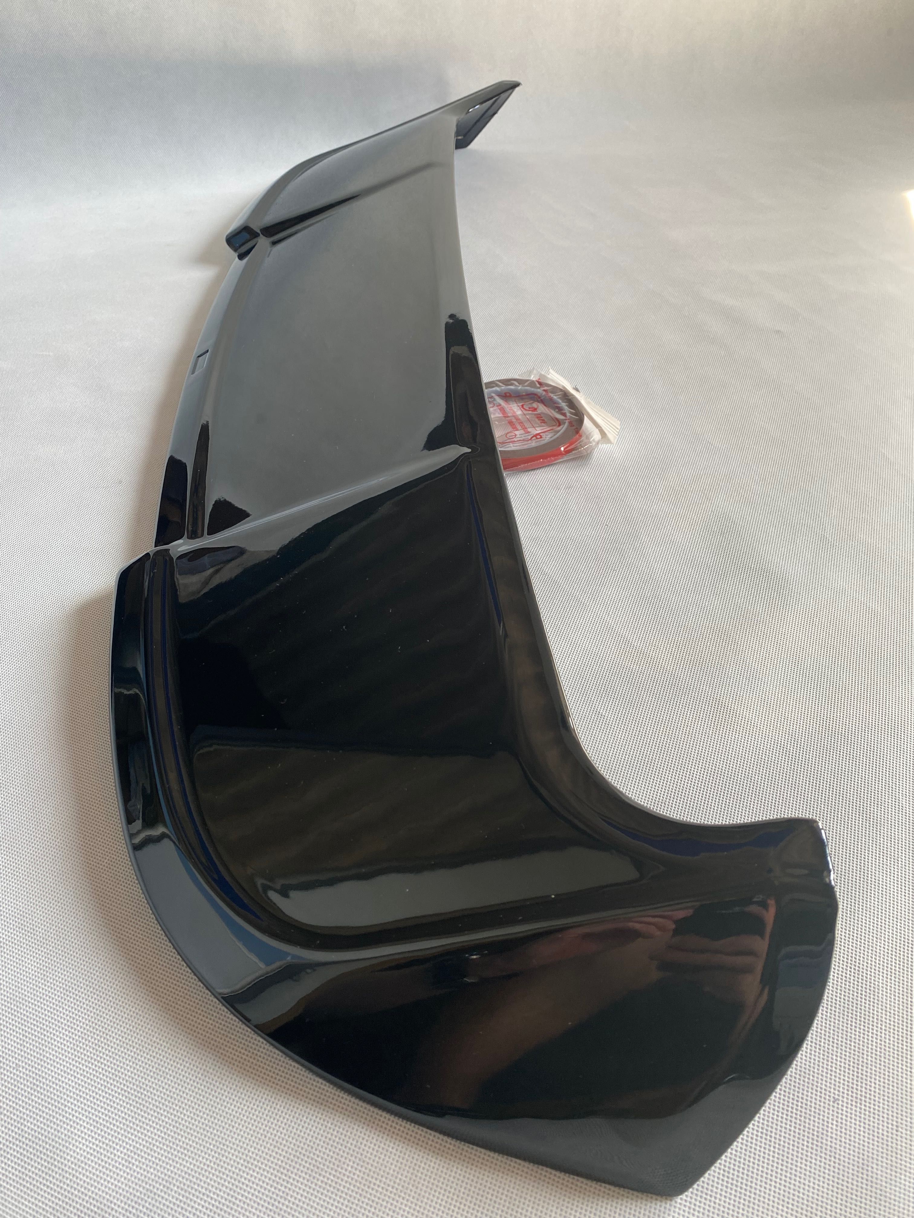 Spoiler lotka dokładka AUDI A3 8V 3D CZARNY POŁYSK