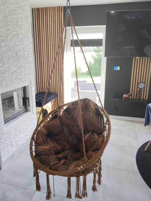 Huśtawka do salonu/ogrodu fotel wiszący