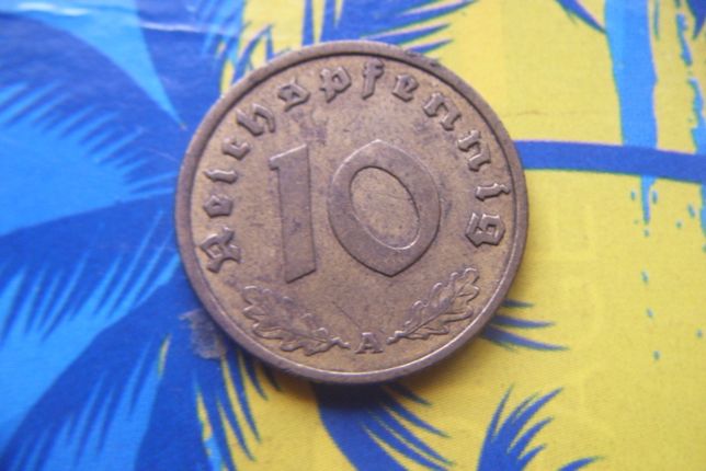 Stare monety 10 reichsfenigów 1937 A / 2 Niemcy