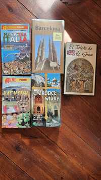 Kasety VHS podróże podróżnicze zestaw w tym NOWE