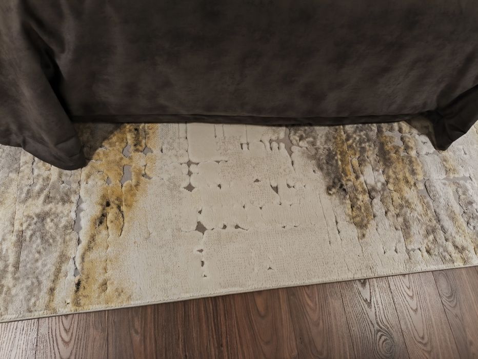 Carpete 200x290 Mármore Amarelo + 2 almofadas