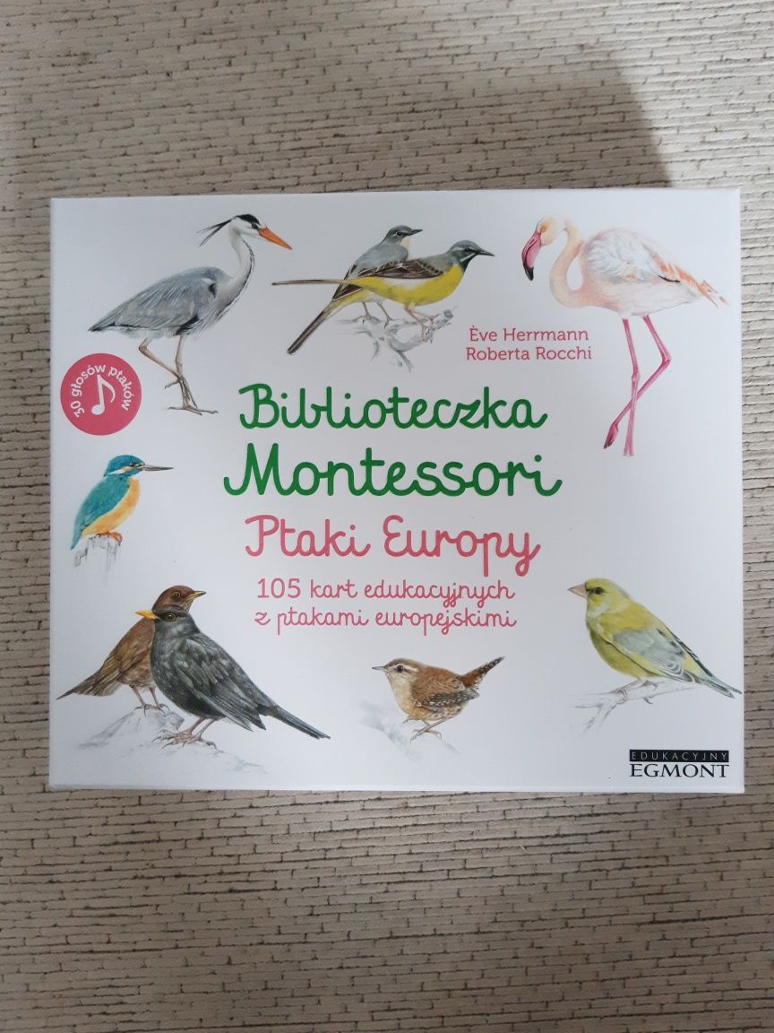 Biblioteczka Montessori - Ptaki Europy