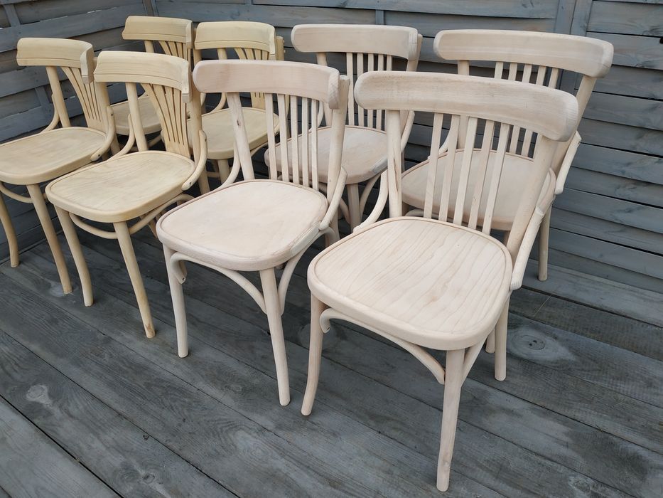 Krzesła Thonet Fameg wyszlifowane do malowania 120szt.