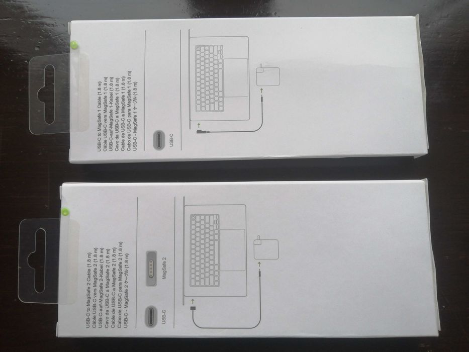 кабель зарядки USB-C на MagSafe 1 на MagSafe 2 MacBook 140w 1.80м