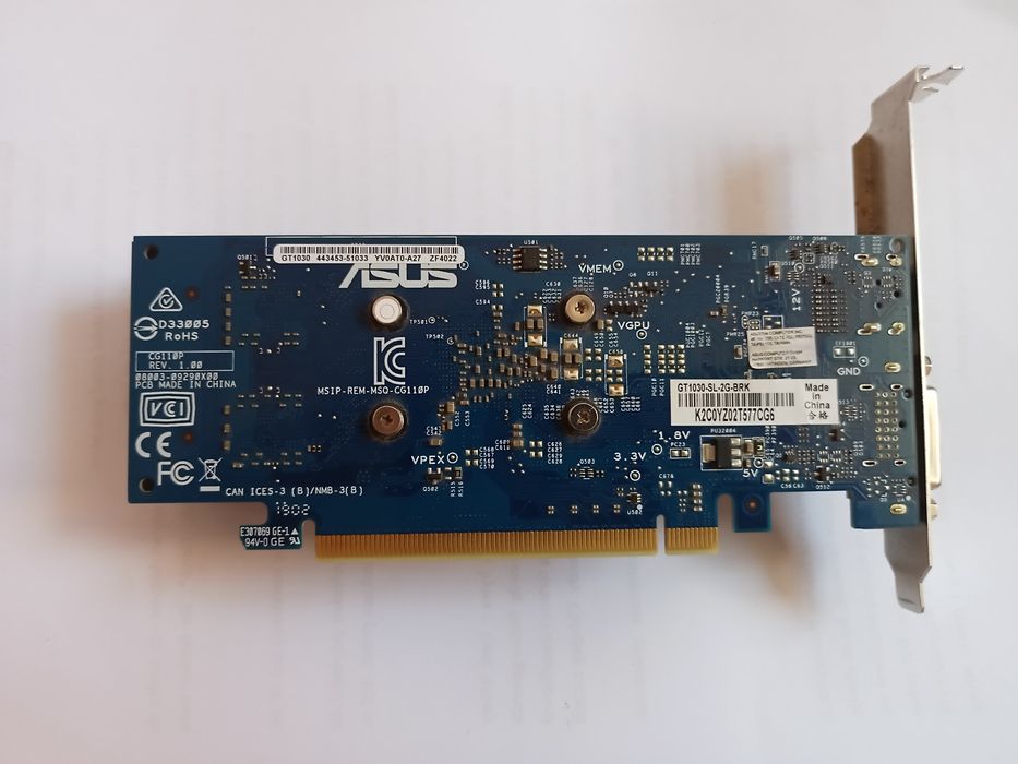 Karta graficzna Asus GT 1030 SL-2G-BRK