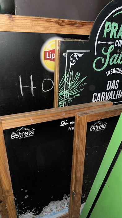 cavalete ardósia dupla face