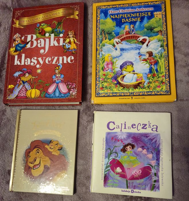 Bajki klasyczne,  Calineczka, Król Lew, Baśnie Andersena