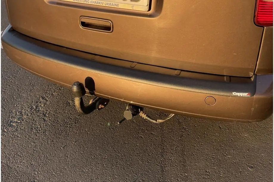 Накладка на задний бампер/пороги Т4 /Т5/ Caddy (кадди). Пластик.