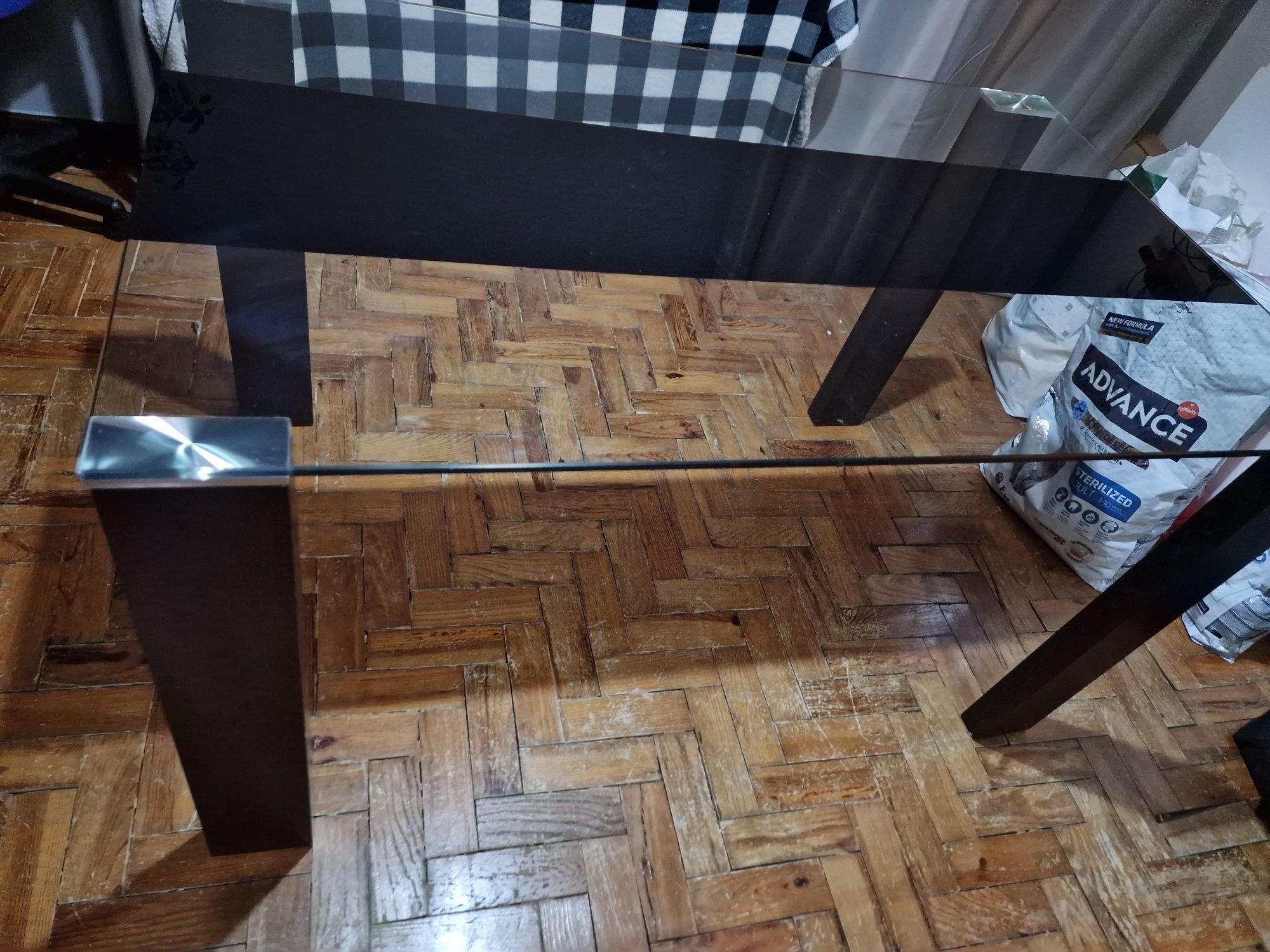 Mesa sala de jantar em vidro temperado