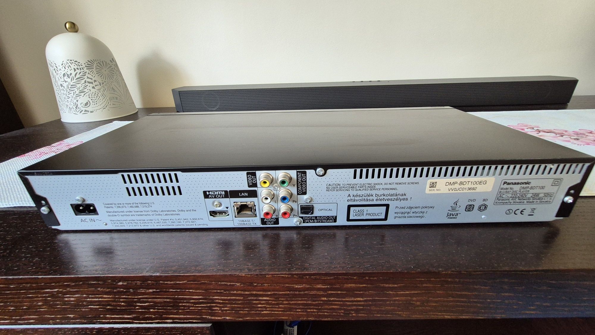 Blu-ray Panasonic DMP - BDT100
