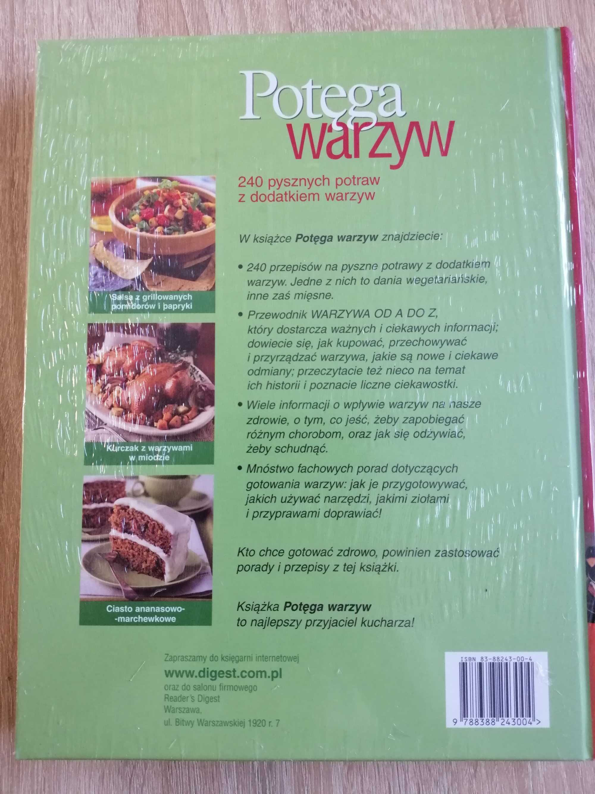 Nowa Książka kucharska "Potęga warzyw" + GRATIS "Zioła w kuchni"