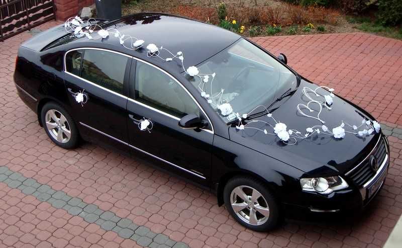 Girlanda płatki dekoracja samochodu na samochód ślubny kwiaty auto