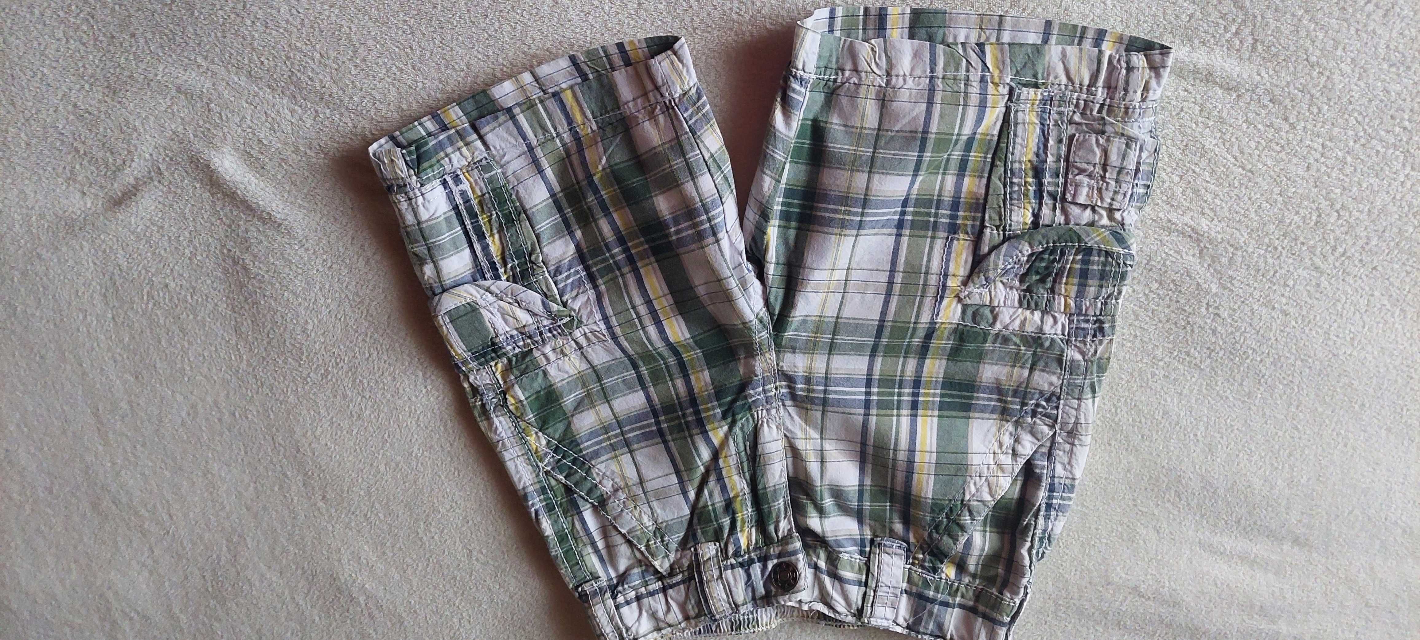 Paka ubrań letnich dla chłopca koszule spodenki spodnie dres 2-3 lata