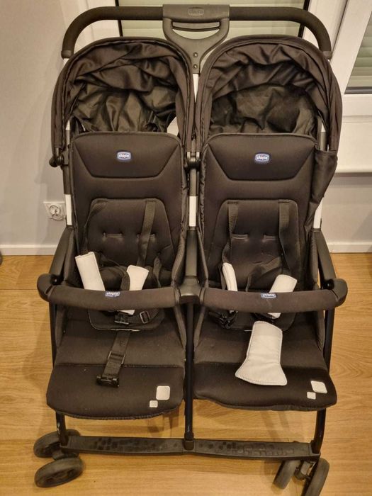 Wózek spacerowy bliźniaczy Chicco ohlala twin - bardzo mało używany