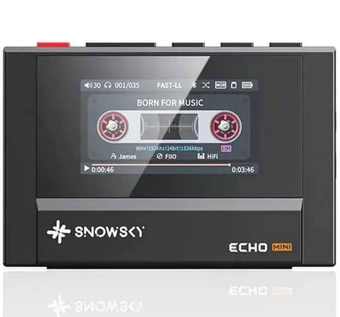 Fiio SnowSky Echo Mini – Hi-Fi Аудіоплеєр: Ретро-Шик,Подвійний CS43131