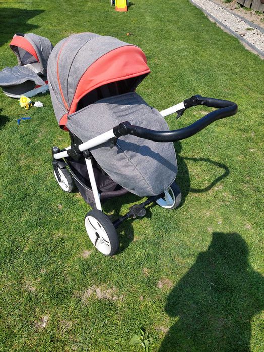 Wózek Bebetto Vulcano 3w1 plus akcesoria