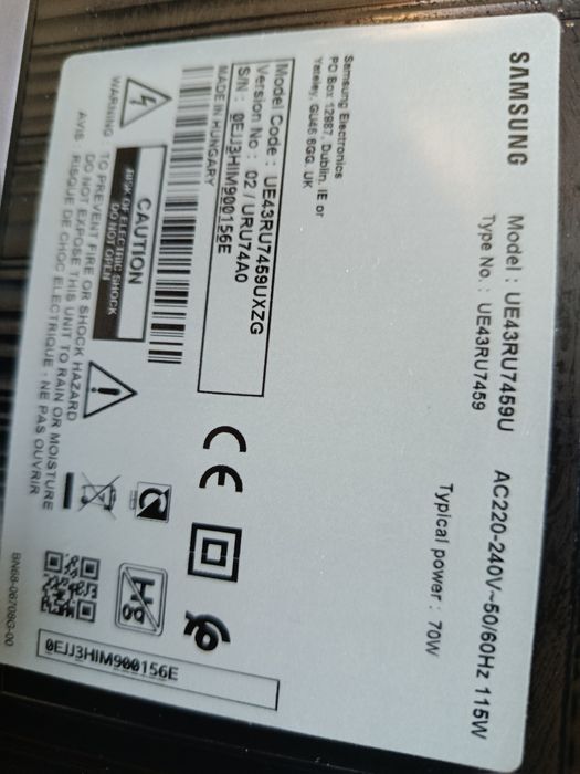 Samsung Smart TV 43" 4 K