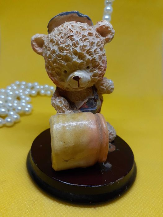 Cappuccino Collectable мишка с бочонком меда детская фигурка для детей