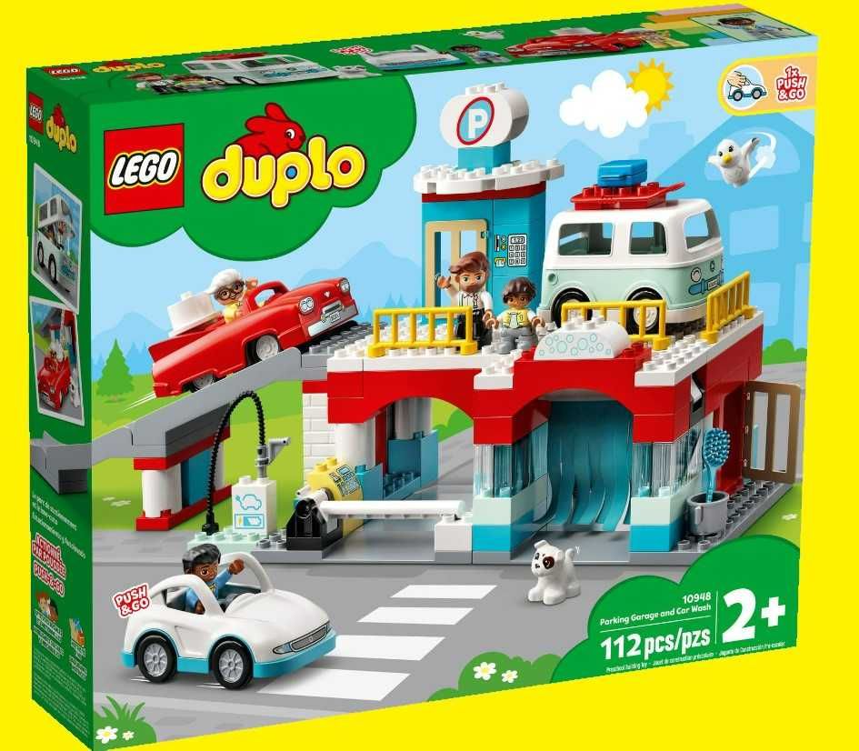 LEGO 10948 Duplo - Parking piętrowy i myjnia samochodowa NOWE MISB