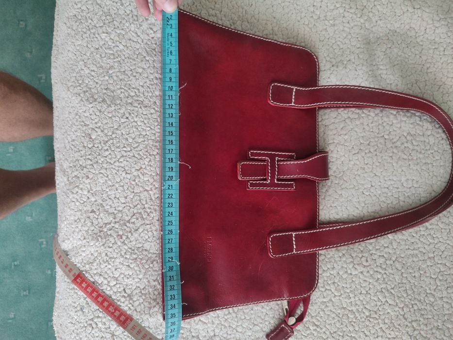 Дуже якісна шкіряна жіноча сумка із Італії