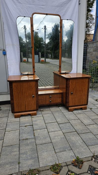 Szafka do przedpokoju sypialni toaletka art deco z lat 60