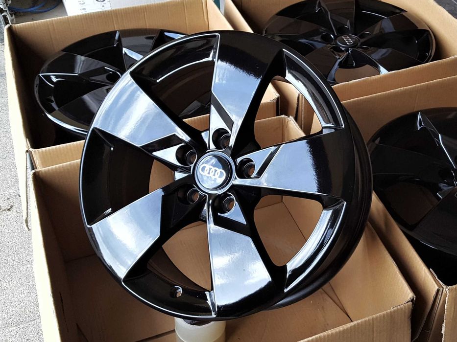 Alufelgi 17 5x112 Audi A3 8P 8V A4 B5 B6 B7 A6 C6 Q2 Q3 TT Czarne 232#