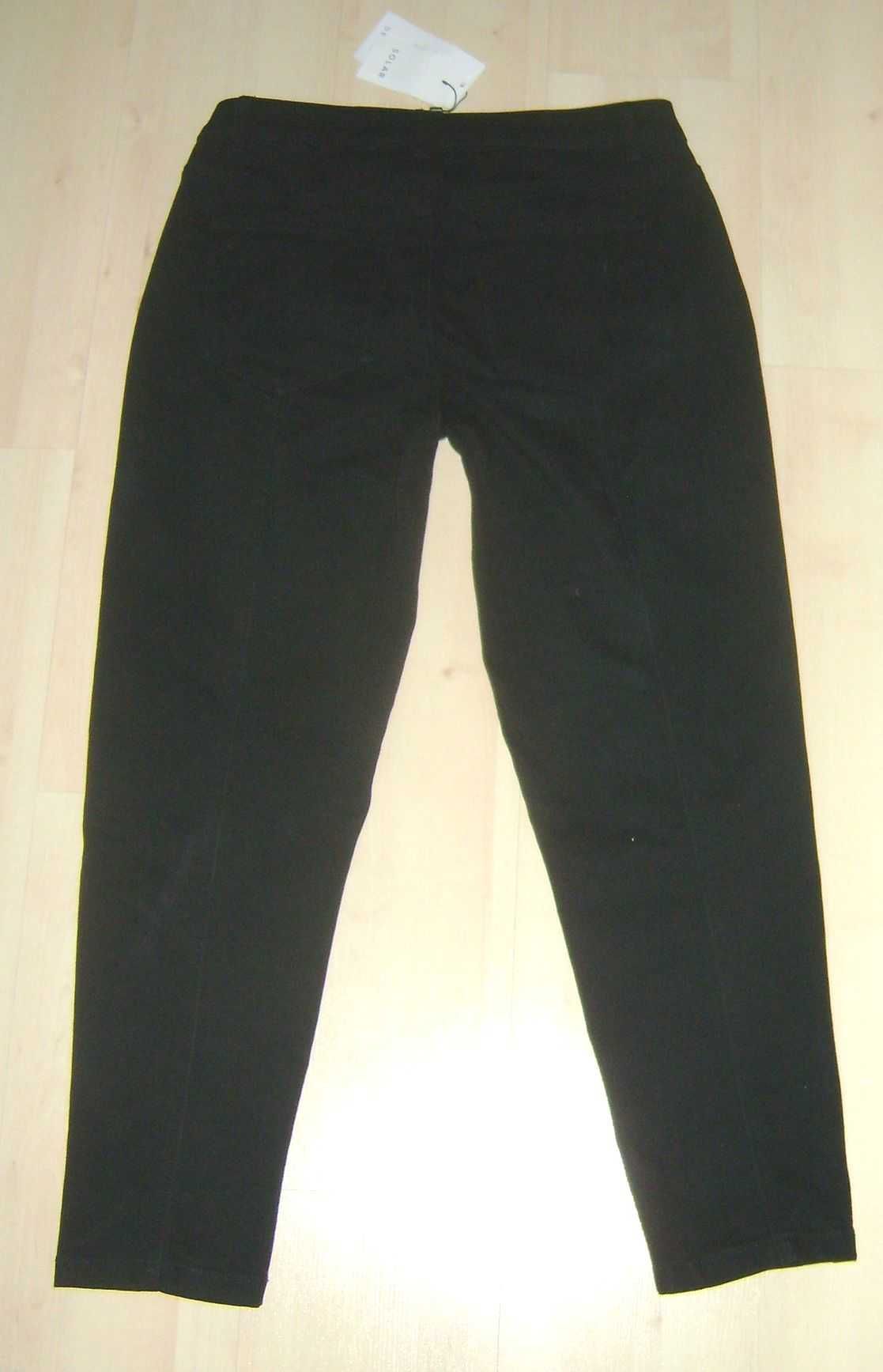 Solar czarne spodnie jeans damskie roz XL